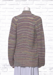 Nicholas 'Maliya' Striped Chunky Knit Turtleneck Sweater