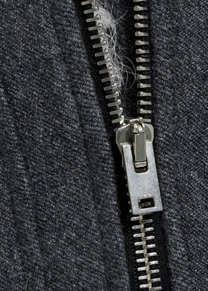 IRO 'Cidji' Shearling-Trimmed Brushed-Twill Biker Coat