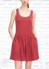 Rebecca Taylor 'Hibiscus' Ruched Pocket A-Line Dress