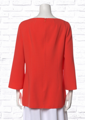 Michael Kors Collection 'Persimmon' Virgin Wool Bateau-Neck Tunic