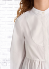 Jason Wu Long Sleeve Bib Blouse with Puff Sleeves