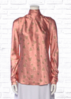 Atoir 'Never Together' Peach Botanical Draped Back Blouse