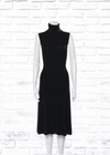 Hanley Mellon Black Sleeveless Turtleneck Dress