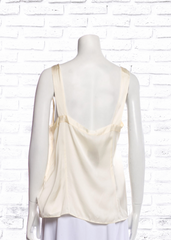*FIRE SALE* Ports 1961 Silk Square Neckline Ivory Blouse