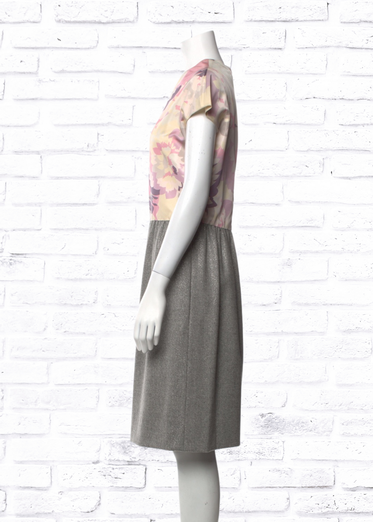 Bill Blass Vintage 50s-Style Floral Sheath Dress