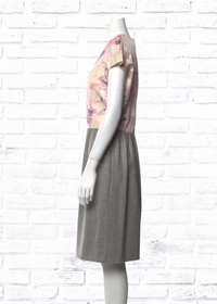 Bill Blass Vintage 50s-Style Floral Sheath Dress