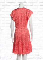 Rebecca Taylor 'Scribble' Floral Silk Dress