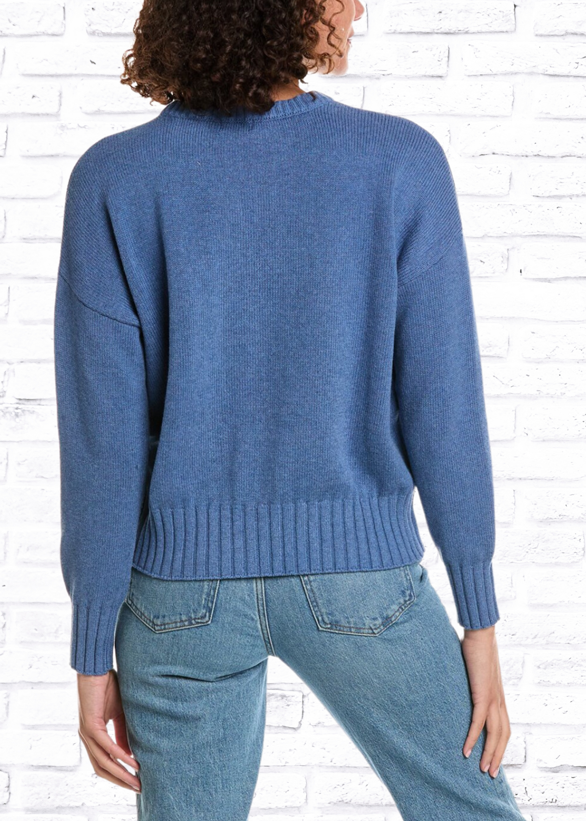 Minnie Rose 'Dreamer' Emboidered Cashmere-Blend Sweater