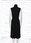 Hanley Mellon Black Sleeveless Turtleneck Dress