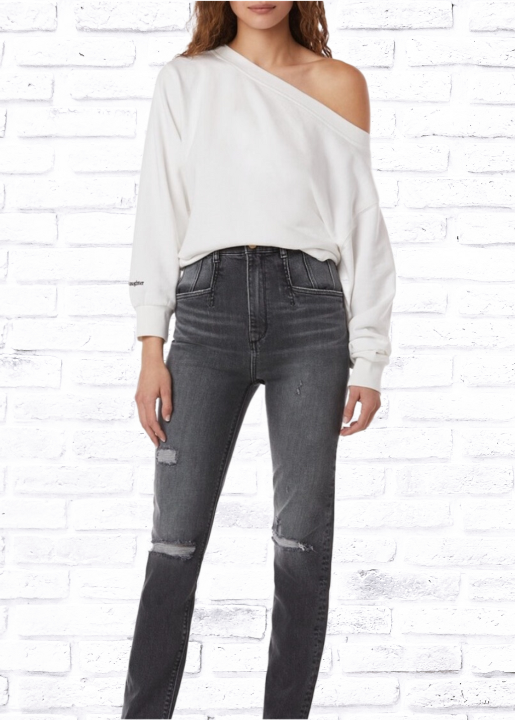 My Favorite Daughter 'Kate' Off-the-Shoulder Sweatshirt