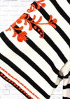 Kate Spade *Broome Street Collection* Black/White Striped Shift Dress