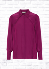 Nicholas Magenta Long Sleeve 'Natasha' Top Blouse