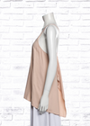*FIRE SALE* Helmut Lang Neutral Open-Back Jacquard Twill Scarf Top