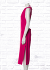 Third Form 'Come Closer' Backless Magenta Midi Dress