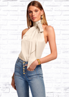 Ramy Brook Lori High Neck Tank Top