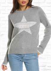 Michael Stars 'Eco Star Jacquard' Cashmere-Blend Sweater