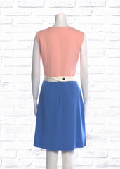 Roksanda Colorblock Crepe A-Line Dress