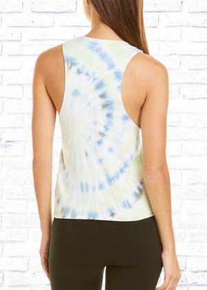 All Access 'The Dynamic' Tie-Dye Ribbed Racerback Tank