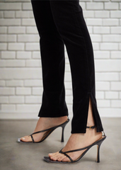 L'AGENCE Black Velvet 'Josie High Rise Pant'