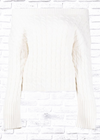 Alice + Olivia 'Ina' Bateau-Neck Cable-Knit Sweater