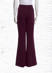 Diane von Furstenberg Dot Snake Wine Pink 'Greg' Pants