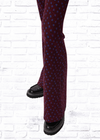 Diane von Furstenberg Dot Snake Wine Pink 'Greg' Pants