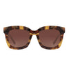 DIFF Carson Lotus Tortoise Brown Gradient Sunglasses