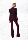 Diane von Furstenberg Dot Snake Wine Pink 'Greg' Pants