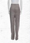 Marcell Von Berlin Black/Pink Plaid Trousers
