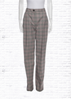 Marcell Von Berlin Black/Pink Plaid Trousers