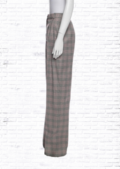 Marcell Von Berlin Black/Pink Plaid Trousers