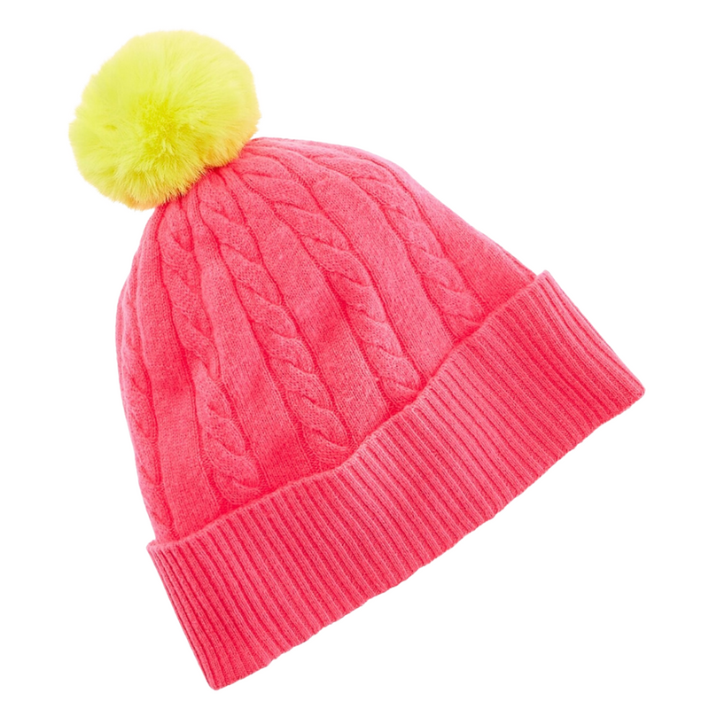 Scott & Scott London Cable Knit Cashmere Hat