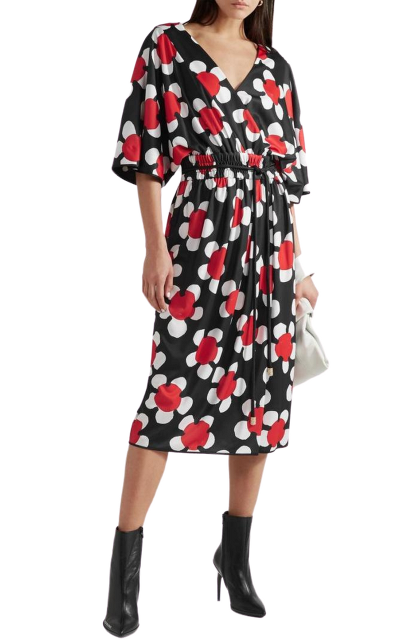 Marc Jacobs 'Daisey' Floral Jersey Midi Dress