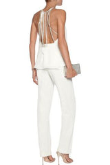 *FIRE SALE* Halston Heritage Chain-Embellished Halterneck Top