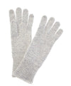 Hannah Rose Cashmere Hat + Glove Set (Gray/Pink)