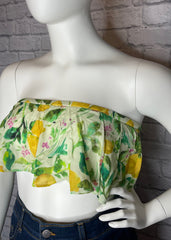 PilyQ Floral 'Mila' Strapless Bandeau Top