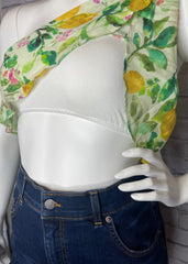 PilyQ Floral 'Mila' Strapless Bandeau Top