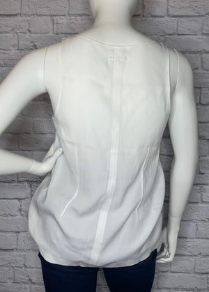 *FIRE SALE* Rag & Bone White Top with 3D Floral Embellishment