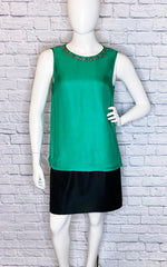 Kate Spade New York 'Rosita' Jeweled Colorblock Dress