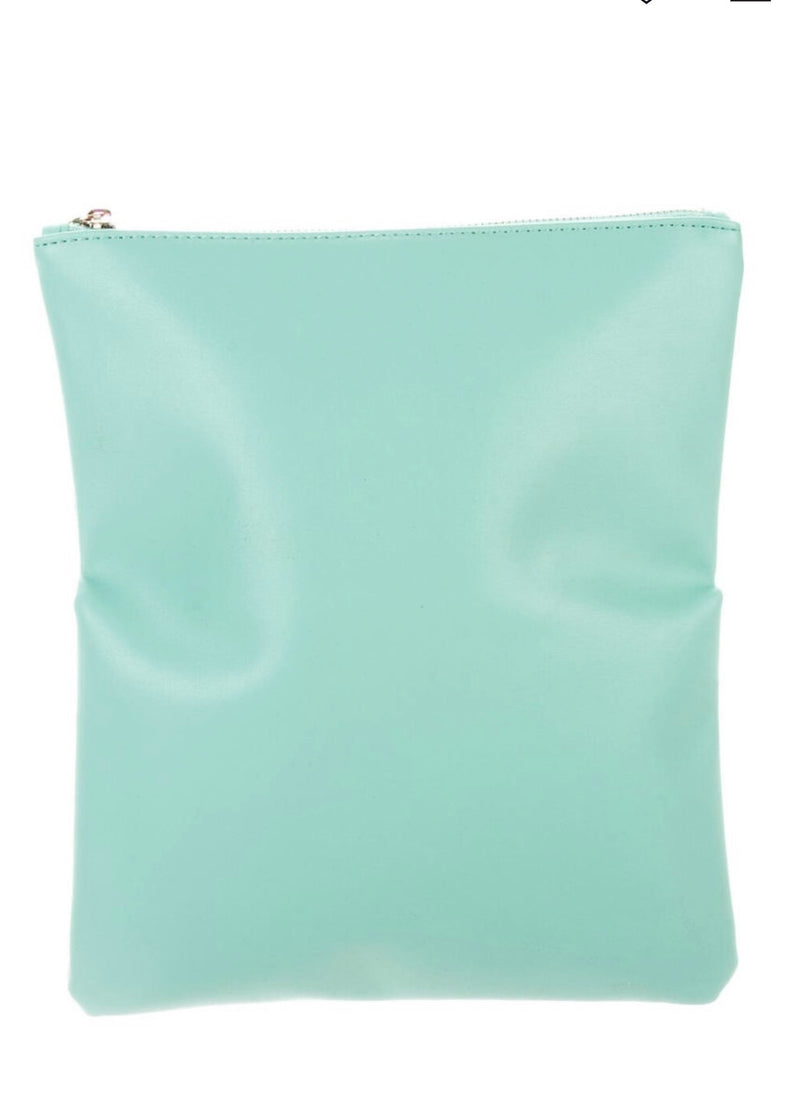 Rachel Pally Leather-Trimmed Reversible Floral Clutch