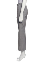 Akris Punto Gray Lightweight Straight Leg Slacks