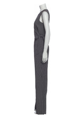 Etcetera by Edmond Chin Striped V-Neck Jumpsuit