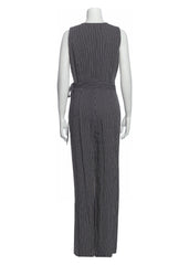 Etcetera by Edmond Chin Striped V-Neck Jumpsuit