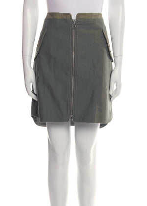 Rag & Bone Army Green Maverick Military Skirt
