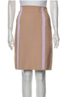 Vintage Herve Leger Knee-Length Stretch-Knit Skirt