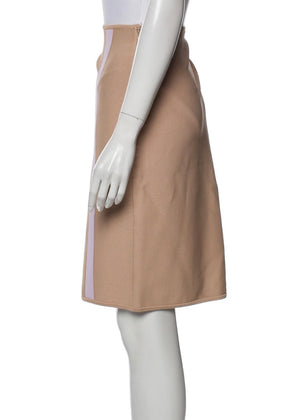 Vintage Herve Leger Knee-Length Stretch-Knit Skirt