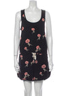 nPhilanthropy Black and Pink Floral 'Powder' Romper