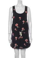 nPhilanthropy Black and Pink Floral 'Powder' Romper