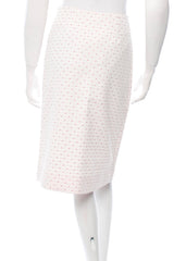 Trademark Red/White Polka Dot A-Line Skirt