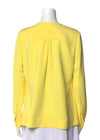 Tory Burch Sunshine Yellow Long Sleeved Blouse